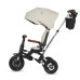 QPLAY Tříkolka Nova Deluxe 5v1 Beige, 10-72 měsíců
