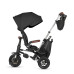 QPLAY Tříkolka Nova Deluxe 5v1 Black, 10-72 měsíců