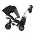 QPLAY Tříkolka Nova Deluxe 5v1 Black, 10-72 měsíců