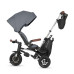 QPLAY Tříkolka Nova Deluxe 5v1 Grey, 10-72 měsíců