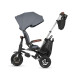 QPLAY Tříkolka Nova Deluxe 5v1 Grey, 10-72 měsíců