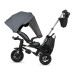 QPLAY Tříkolka Nova Deluxe 5v1 Grey, 10-72 měsíců