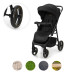 KINDERKRAFT Kočárek sportovní Trig 3 Tray Onyx Black