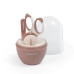 BABYONO Set manikúra pro děti šedá Beige