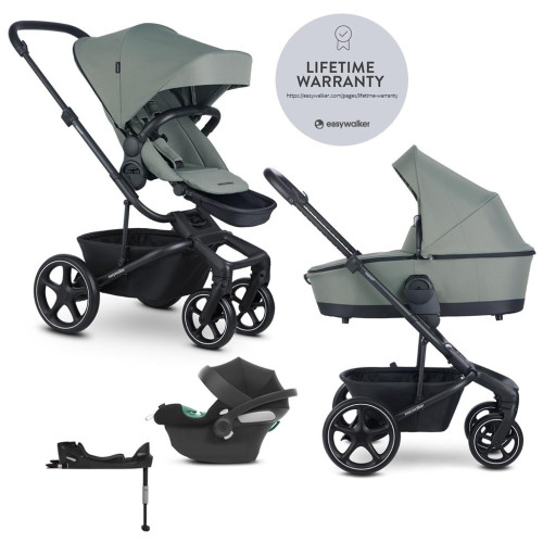 EASYWALKER SET Kočárek 4v1 Harvey⁵ Agave Green LITE RWS + CYBEX Aton B2 i-Size+základna EASYWALKER SET Kočárek 4v1 Harvey⁵ Agave Green LITE RWS + CYBEX Aton B2 i-Size+základna