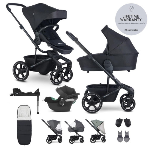 EASYWALKER SET Kočárek 4v1 Harvey⁵ Midnight Black XXL RWS + CYBEX Aton B2 i-Size EASYWALKER SET Kočárek 4v1 Harvey⁵ Midnight Black XXL RWS + CYBEX Aton B2 i-Size