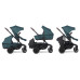 EASYWALKER SET Kočárek 4v1 Harvey⁵ Premium 2v1 Jade Green LITE RWS + CYBEX Aton B2 i-Size + základna