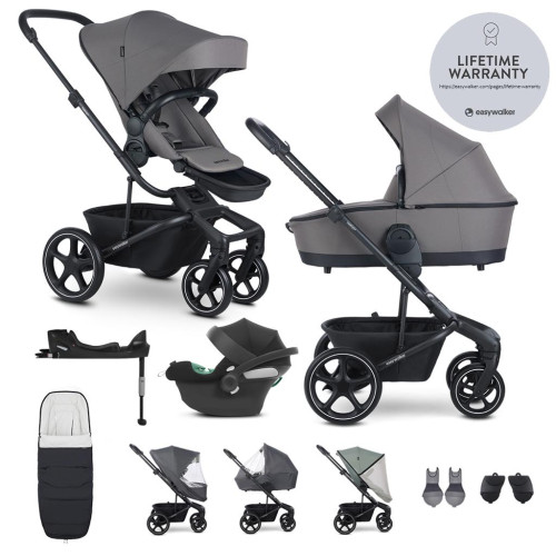 EASYWALKER SET Kočárek 4v1 Harvey⁵ Pebble Grey XXL RWS + CYBEX Aton B2 i-Size EASYWALKER SET Kočárek 4v1 Harvey⁵ Pebble Grey XXL RWS + CYBEX Aton B2 i-Size