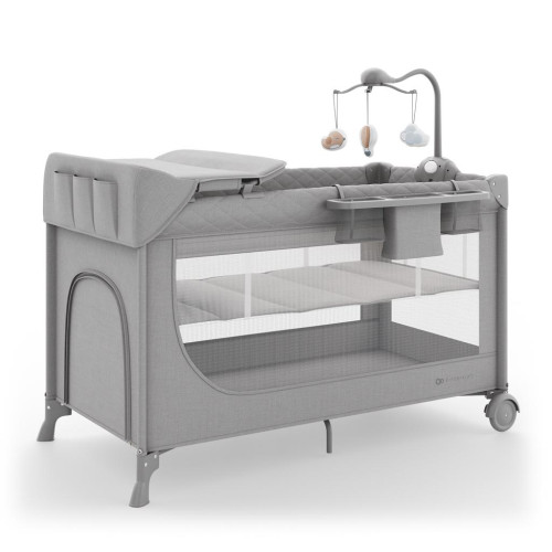 KINDERKRAFT Postýlka cestovní Leody Up Grey s příslušenstvím KINDERKRAFT Postýlka cestovní Leody Up Grey s příslušenstvím