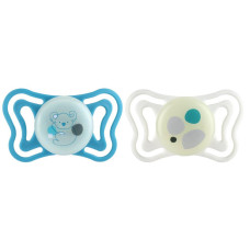 CHICCO Dudlíky Physioforma Light silikonové ortodontické neutral 16-36m, 2 ks