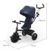 KINDERKRAFT Tříkolka Aston 2 Plus Navy, 9m+