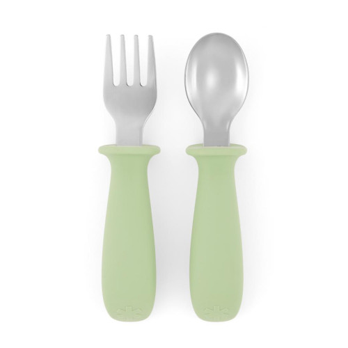 SKIP HOP Lžička a vidlička Besties Squad Green, 12m+ SKIP HOP Lžička a vidlička Besties Squad Green, 12m+