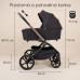 ADAMEX Kočárek kombinovaný Como Satin Carbon ADAMEX Kočárek kombinovaný Como Satin Carbon