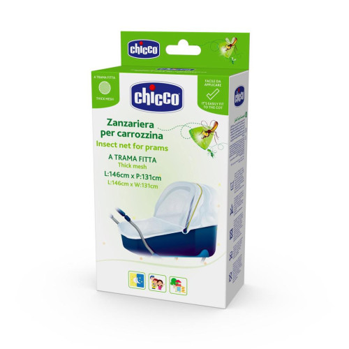 CHICCO Síťka proti hmyzu na hlubokou korbu CHICCO Síťka proti hmyzu na hlubokou korbu