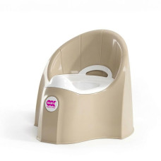 OK BABY Nočník ergonomický Pasha s vyjímatelnou nádobou Beige
