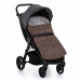 PETITE&MARS Set zimní fusak Jibot 3v1 + rukavice na kočárek Jasie Dark Walnut