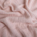 BABYMATEX Deka úpletová z bavlny 75x100cm Lili starorůžová, pudrová