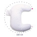 BABYMATEX Polštář na kojení polohovací miniRelax Jersey 150cm Hvězdičky