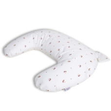 BABYMATEX Polštář na kojení polohovací miniRelax Jersey 150cm Medvídek