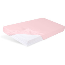 BABYMATEX Prostěradlo napínací Jersey 60x120cm starorůžové