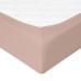 BABYMATEX Prostěradlo napínací Jersey 60x120cm světle hnědé