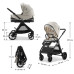KINDERKRAFT Kočárek kombinovaný Vesto 2 3v1 Beige