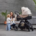 KINDERKRAFT Kočárek kombinovaný Vesto 2 3v1 Beige