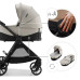 KINDERKRAFT Kočárek kombinovaný Vesto 2 3v1 Beige
