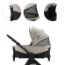 KINDERKRAFT Kočárek kombinovaný Vesto 2 3v1 Beige