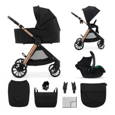 KINDERKRAFT Kočárek kombinovaný Vesto 2 3v1 Black