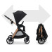 KINDERKRAFT Kočárek kombinovaný Vesto 2 3v1 Black