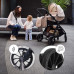 KINDERKRAFT Kočárek kombinovaný Vesto 2 3v1 Grey