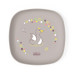 CHICCO Set jídelní - miska a talíř grey 12m+ CHICCO Set jídelní - miska a talíř grey 12m+