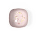 CHICCO Set jídelní - miska a talíř pink 12m+