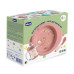 CHICCO Startovní set - talíř, láhev a lžička pink 6m+ CHICCO Startovní set - talíř, láhev a lžička pink 6m+
