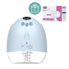 BABYONO Odsávačka mléka elektronická hands-free Megan + CHICCO Vložky do podprsenky 30ks