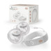 KINDERKRAFT Odsávačka mateřského mléka Double Hands-free Gentleneste + CHICCO Vložky do podprsenky