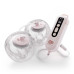 KINDERKRAFT Odsávačka mléka Double Hands-free Gentle Flow Pink + CHICCO Vložky do podprsenky 30ks