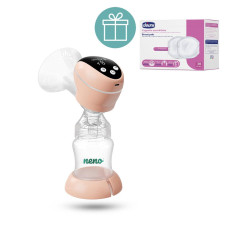 NENO Odsávačka mateřského mléka elektrická dvojfázová Primo + CHICCO Vložky do podprsenky 30ks