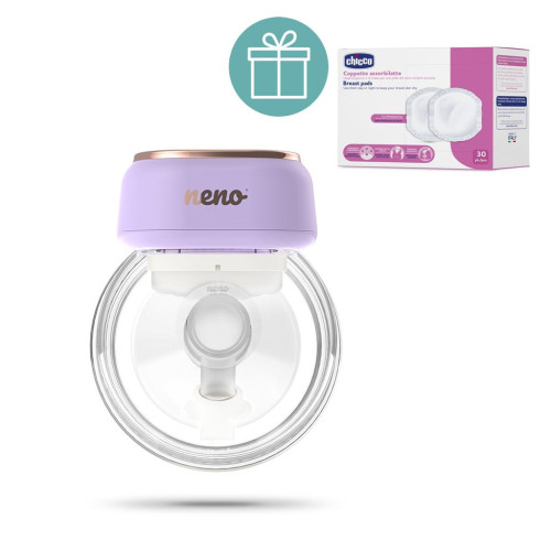 NENO Odsávačka mateřského mléka elektrická handsfree Sole + CHICCO Vložky do podprsenky 30ks NENO Odsávačka mateřského mléka elektrická handsfree Sole + CHICCO Vložky do podprsenky 30ks