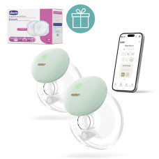 NENO Odsávačka mléka Ovio Twin Duo bezdrátová hands-free + CHICCO Vložky do podprsenky 30ks