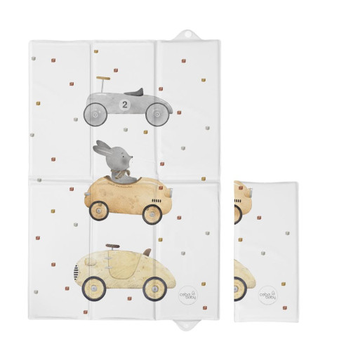 CEBA BABY Podložka přebalovací cestovní (60x40) Basic Bunny Driver CEBA BABY Podložka přebalovací cestovní (60x40) Basic Bunny Driver