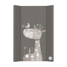 CEBA BABY Podložka přebalovací 2-hranná s pevnou deskou (50x70) Basic Friendly Giraffe