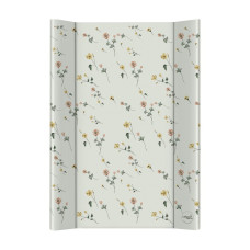 CEBA BABY Podložka přebalovací 2-hranná s pevnou deskou (50x70) Ultra Light Floral Breeze