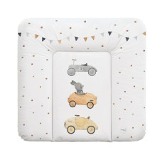 CEBA BABY Podložka přebalovací měkká střední (75x72) Basic Bunny Driver