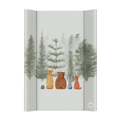 CEBA BABY Podložka přebalovací 2-hranná s pevnou deskou (50x70) Basic Forest Companions CEBA BABY Podložka přebalovací 2-hranná s pevnou deskou (50x70) Basic Forest Companions
