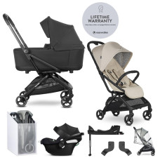EASYWALKER SET Kočárek kombinovaný 4v1 Rockey S Peanuts Easy + CYBEX Aton B2 i-Size + základna