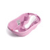 OK BABY SET Vanička rostoucí protiskluzová Onda Evolution 0–12m Pink + Kovový stojan na vanu