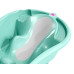 OK BABY SET Vanička rostoucí protiskluzová Onda Evolution 0–12m Sky blue + podpůrné lišty na vanu