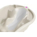 OK BABY SET Vanička rostoucí protiskluzová Onda Evolution 0–12m White + podpůrné lišty na vanu